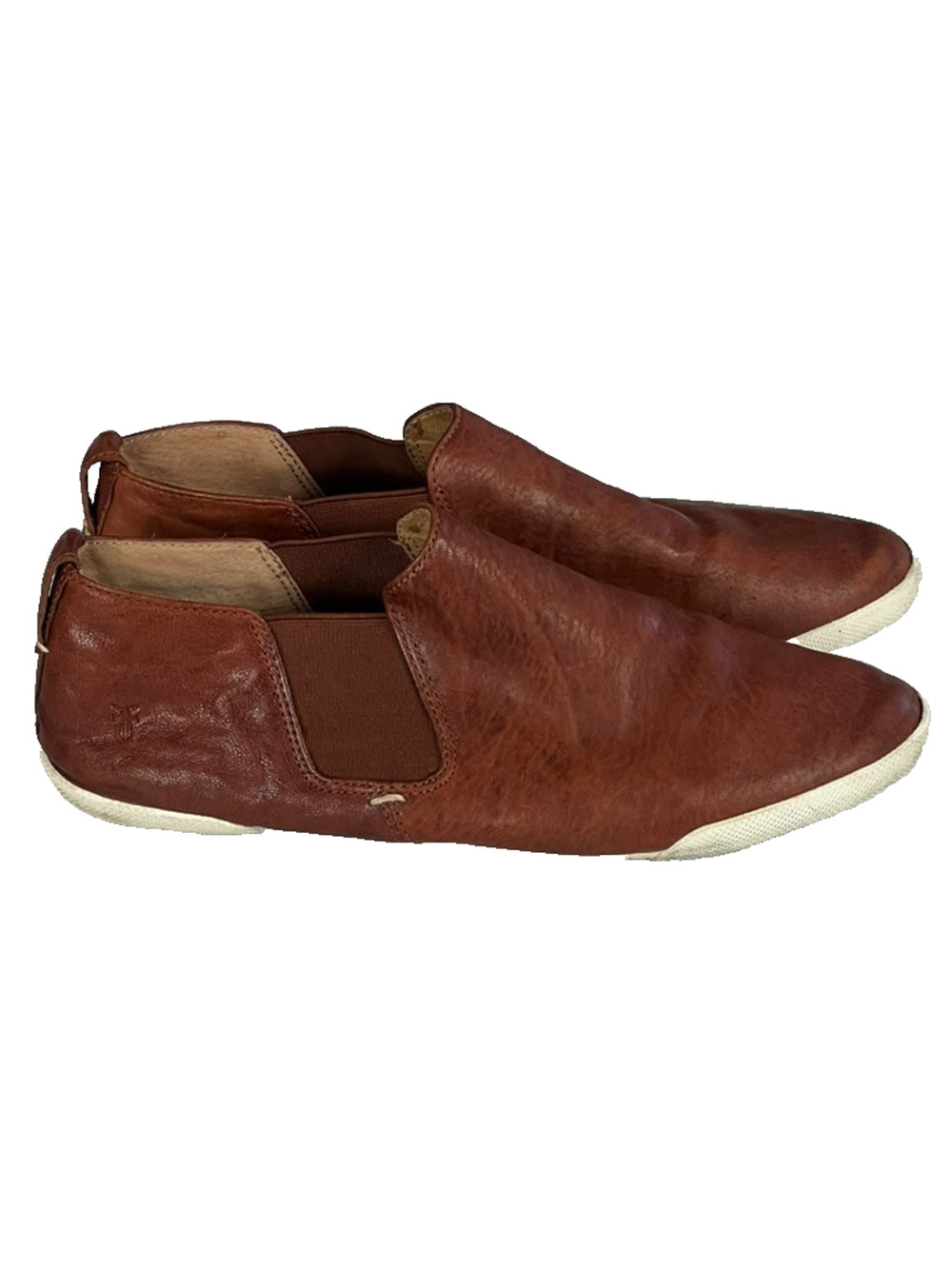 Frye Melanie Chelsea Ankle Leather Pull On Sneakers Size 10 M Casual Ballet